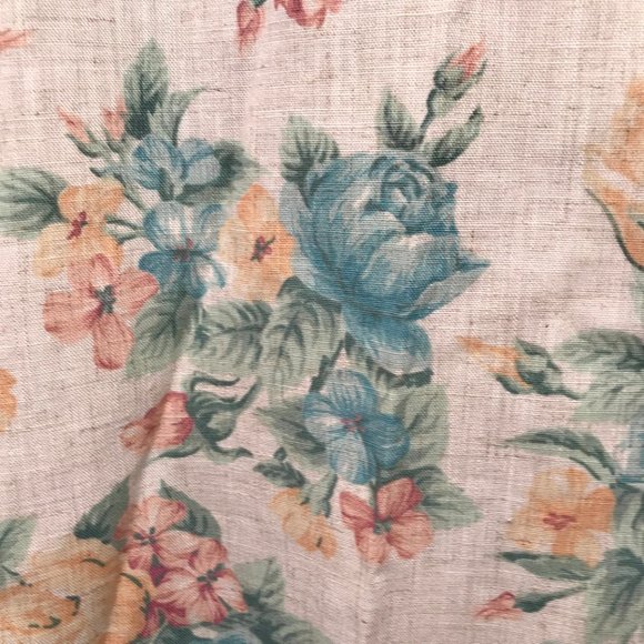 Vintage 80's EHL Floral Print Long Sleeve One Button Size 18W Blazer Jacket - Picture 14 of 14